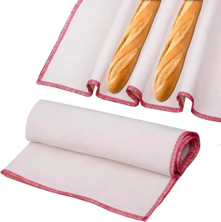 23"x26" Professional Bakers Couche — Heavy‑Duty Flax Linen Proofing Cloth